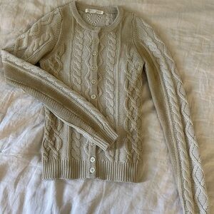 Parker blue cashmere cardigan